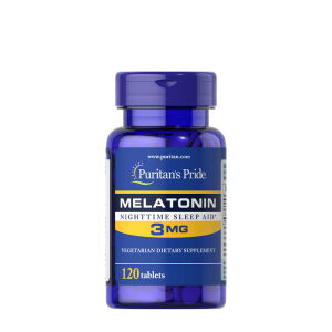 Puritans Pride Melatonin 3 mg (120 Tablets) - Viking Supplements