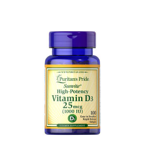 Puritan’s Pride Vitamin D3 1000 IE (100 mjuka kapslar) – Viking Supplements
