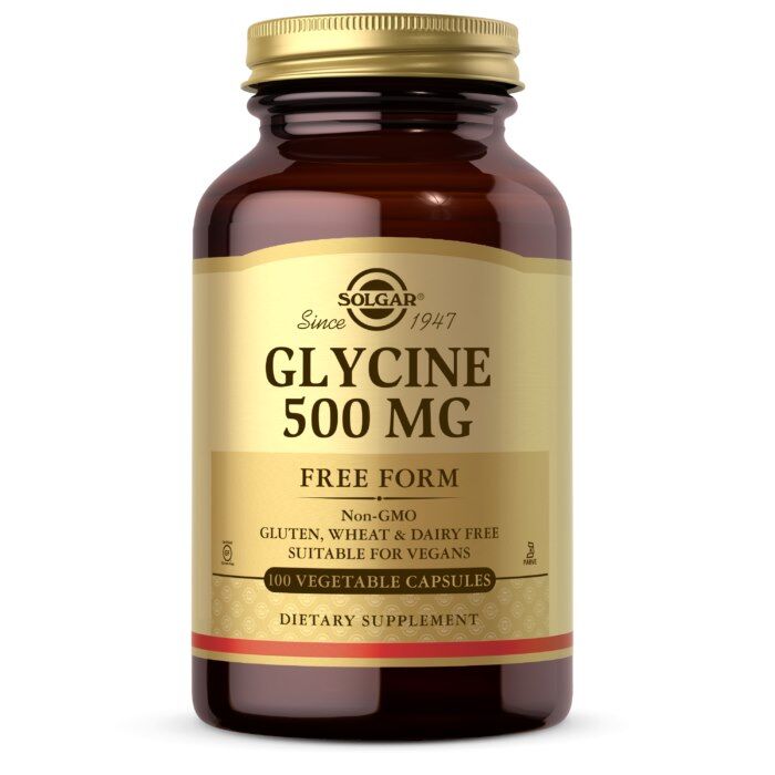 SOLGAR Glycine Free Form (100 caps) - Viking Supplements