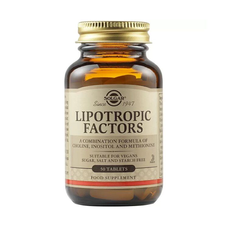 SOLGAR Lipotropic Factors (50 tabs) - Viking Supplements