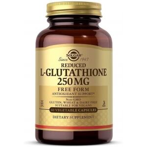 SOLGAR Reduced L-Glutathione 250 mg (60 caps.) - Viking Supplements