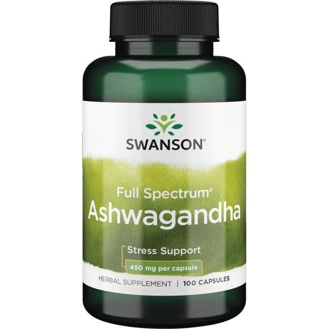 SWANSON Ashwagandha 450mg 100caps - Viking Supplements