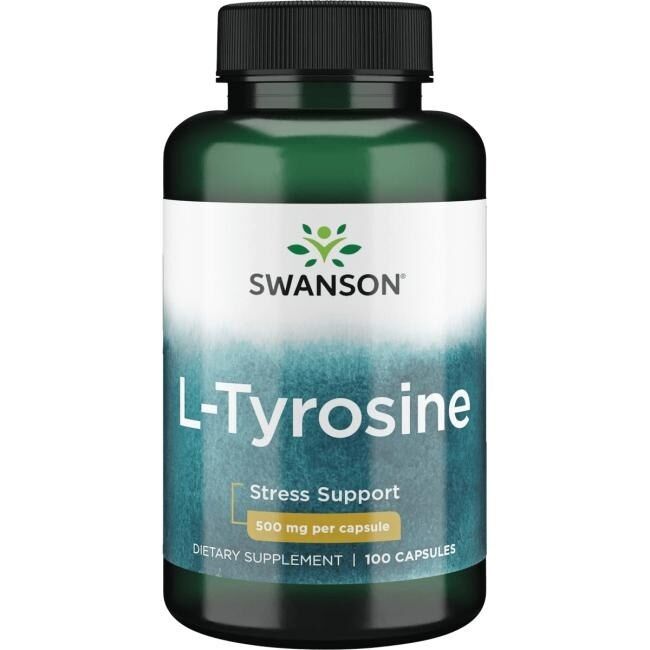 SWANSON L-Tyrozyna 500mg 100 kaps - Viking Supplements