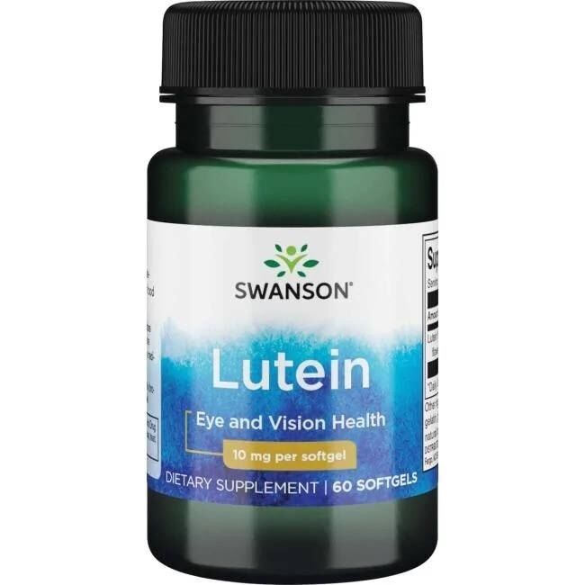 SWANSON Luteina 10 mg 60 kapslar – Viking Supplements