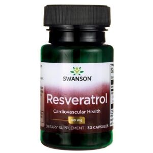 SWANSON Resveratrol 50 mg 30 kapslar – Viking Supplements