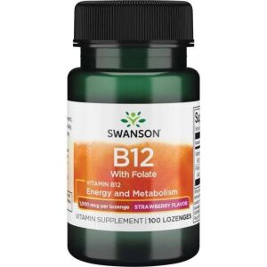 SWANSON Vitamin B-12 1000 mcg, 100 sugtabletter – Viking Supplements