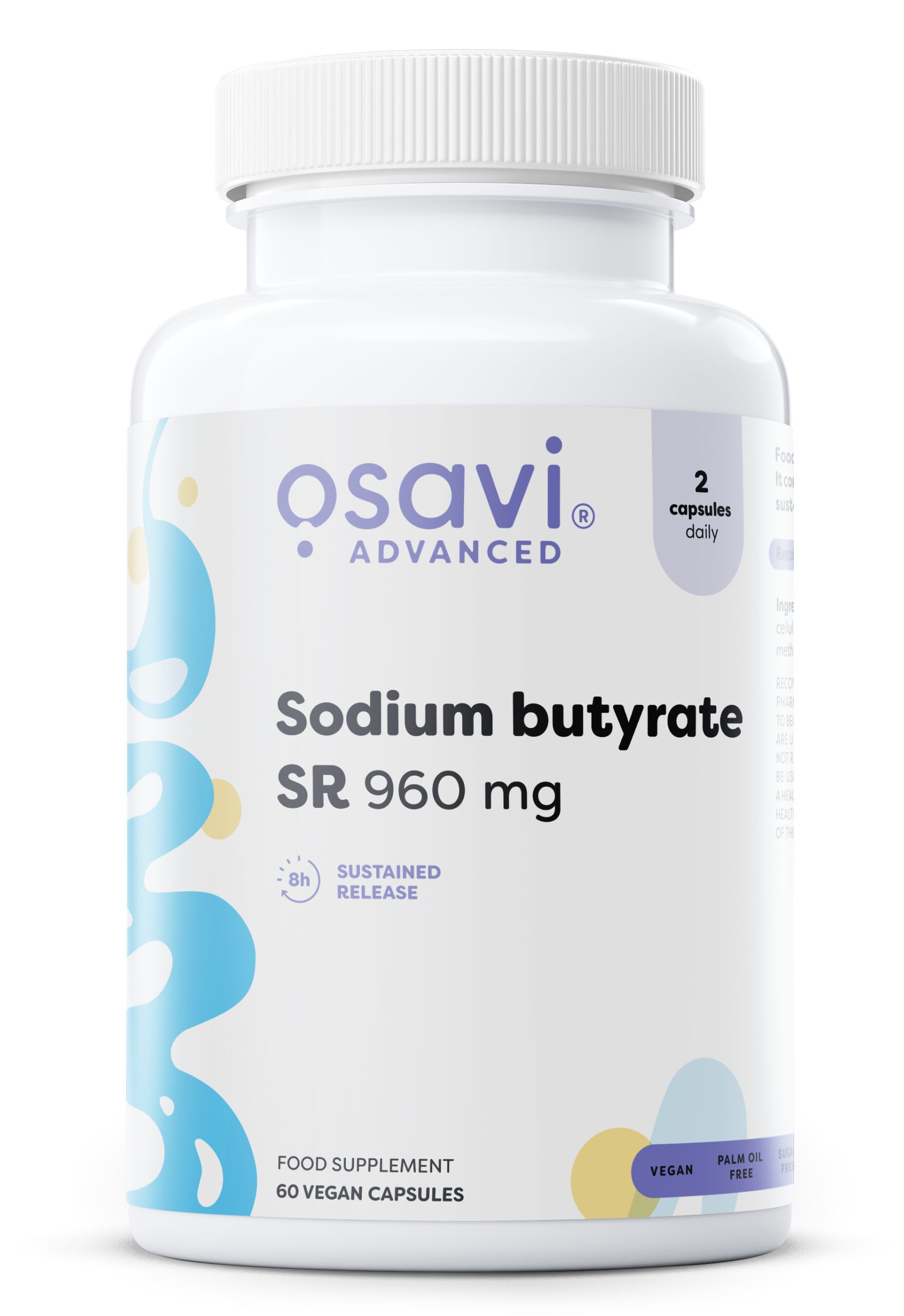 Osavi - Sodium butyrate SR, 960mg - 60 vegan caps