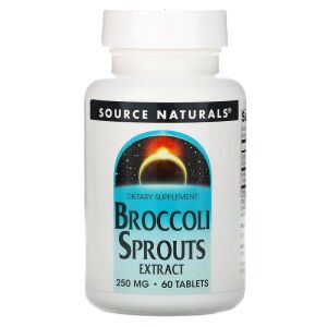 Source Naturals broccoli sprout extract 250 mg 60 tablets - Viking Supplements