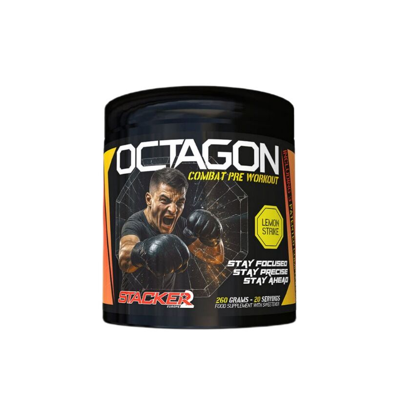 Stacker2 Europe Octagon Pre Workout, Lemon Strike 260 g