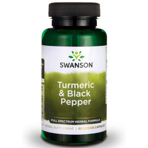 Swanson Curcumin & Berberine with Black Pepper 60 capsules - Viking Supplements