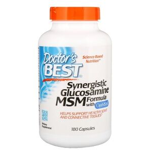 Synergistisk glukosamin- och MSM-formel med OptiMSM – 180 kapslar – Viking Supplements
