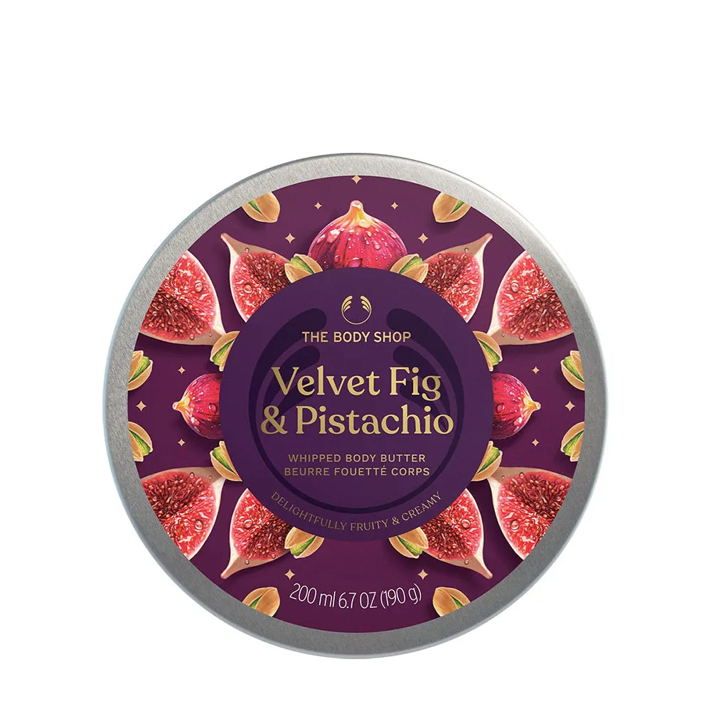 The Body Shop Velvet Fig and Pistachio Whipped Body Butter (200 ml) - Nuvalia