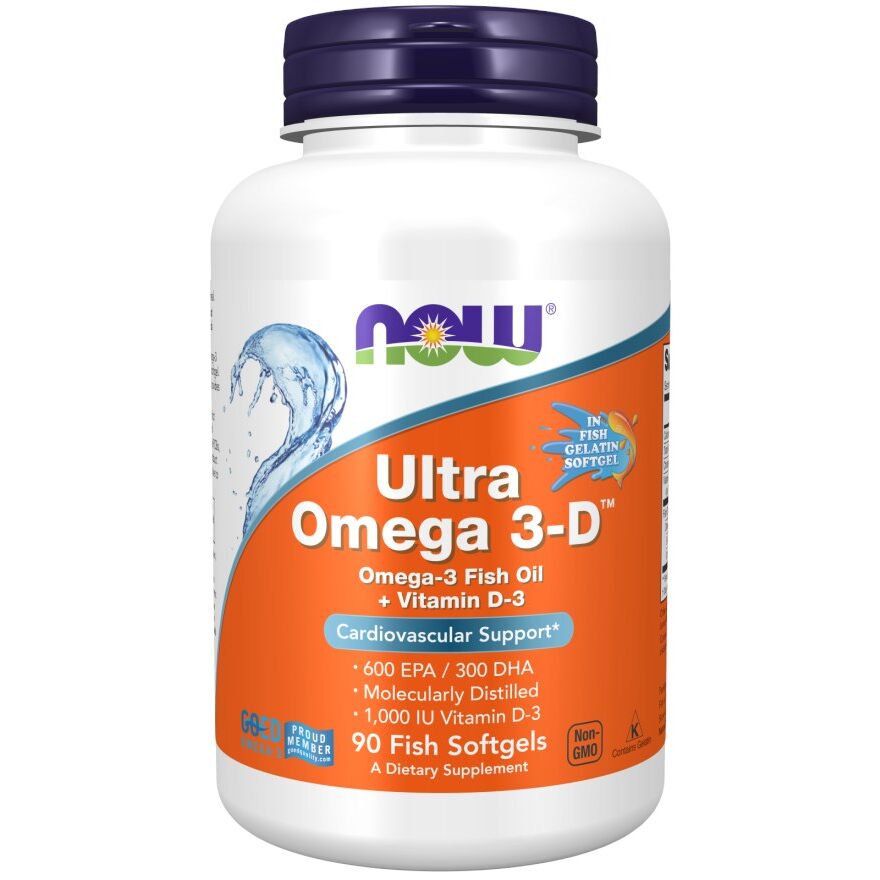 Ultra Omega 3-D with Vitamin D-3 - 90 softgels - Viking Supplements