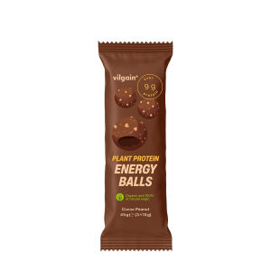 Vilgain Plant Protein Energy Balls BIO Cocoa Peanut (45 g) - Nuvalia