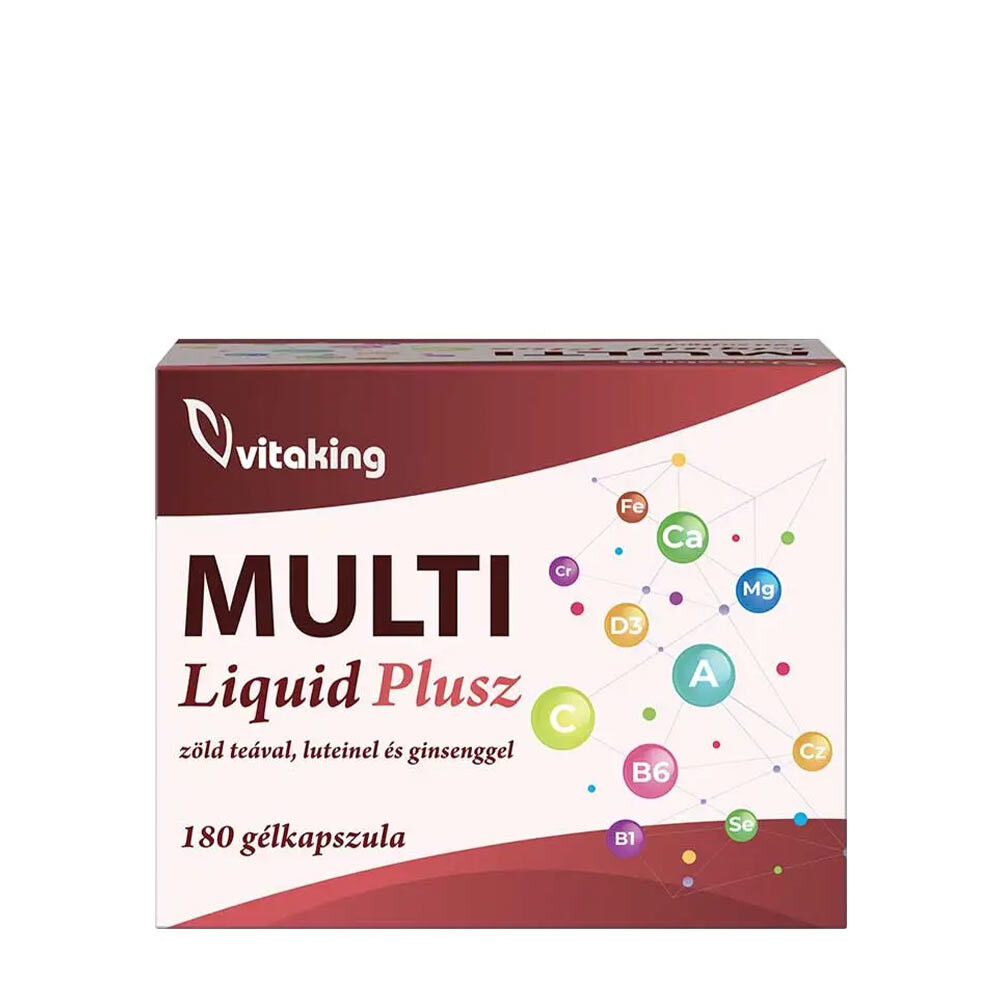 Vitaking Multi Liquid Plusz Multivitamin (180 bløde kapsler)