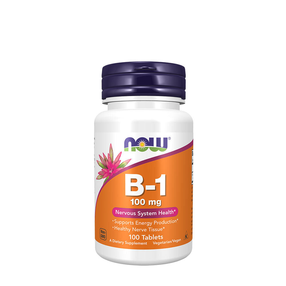 NOW Foods - Vitamin B-1 Thiamine, 100mg - 100 tabs