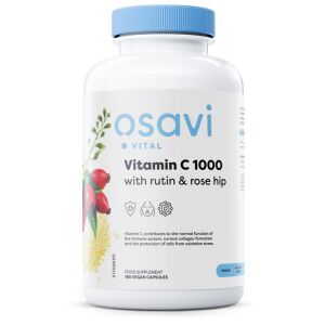 C-vitamin 1000 med rutin och nypon – 180 veganska kapslar – Viking Supplements