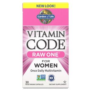 Vitamin Code RAW ONE för kvinnor – 30 vcaps – Viking Supplements