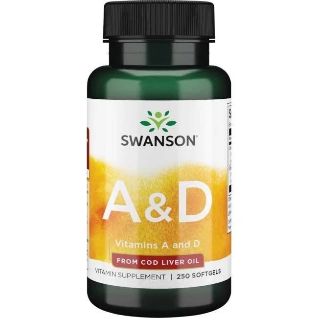 Vitamin A och D – 250 mjuka kapslar – Viking Supplements