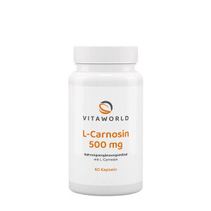 Vitaworld Carnosine 500 mg (60 Capsules) - Viking Supplements