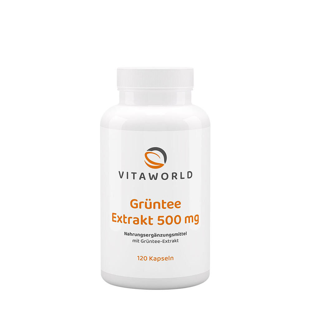 Vitaworld Green Tea Extract 500 mg (120 Capsules) - Viking Supplements
