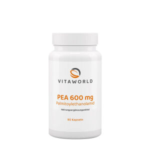 Vitaworld PEA 600 mg Palmitoylethanolamide (90 Capsules) - Viking Supplements