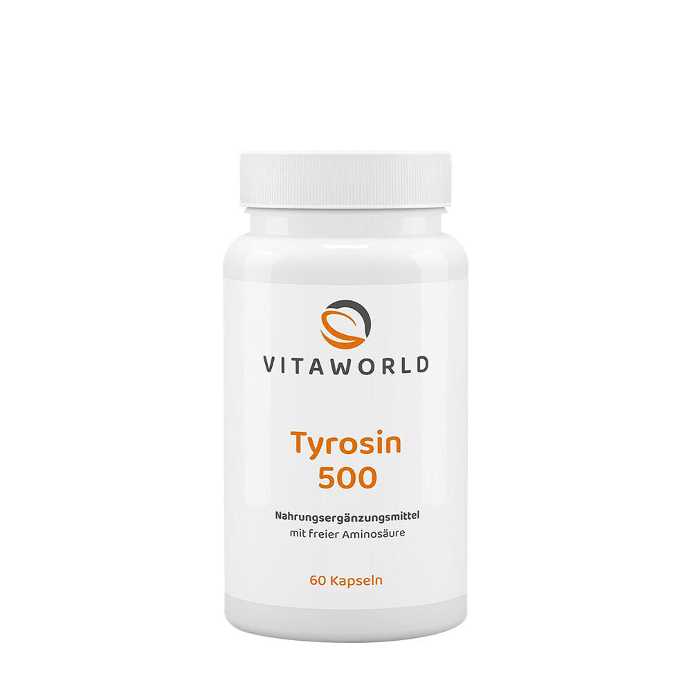 Vitaworld Tyrosine 500 mg (60 Capsules) - Viking Supplements