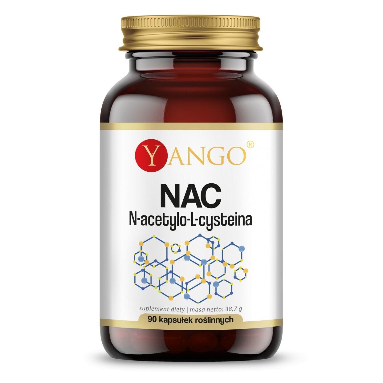 YANGO NAC N-acetyl-L-cystein, 150 mg (90 kapsler) billede