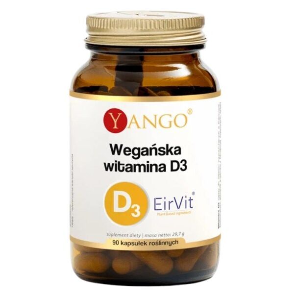 Yango - Vegansk D3-vitamin 90 kapsler